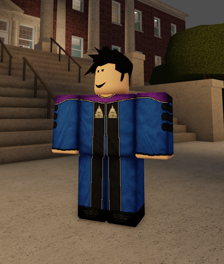 Doctoral Gown - Black Shoes